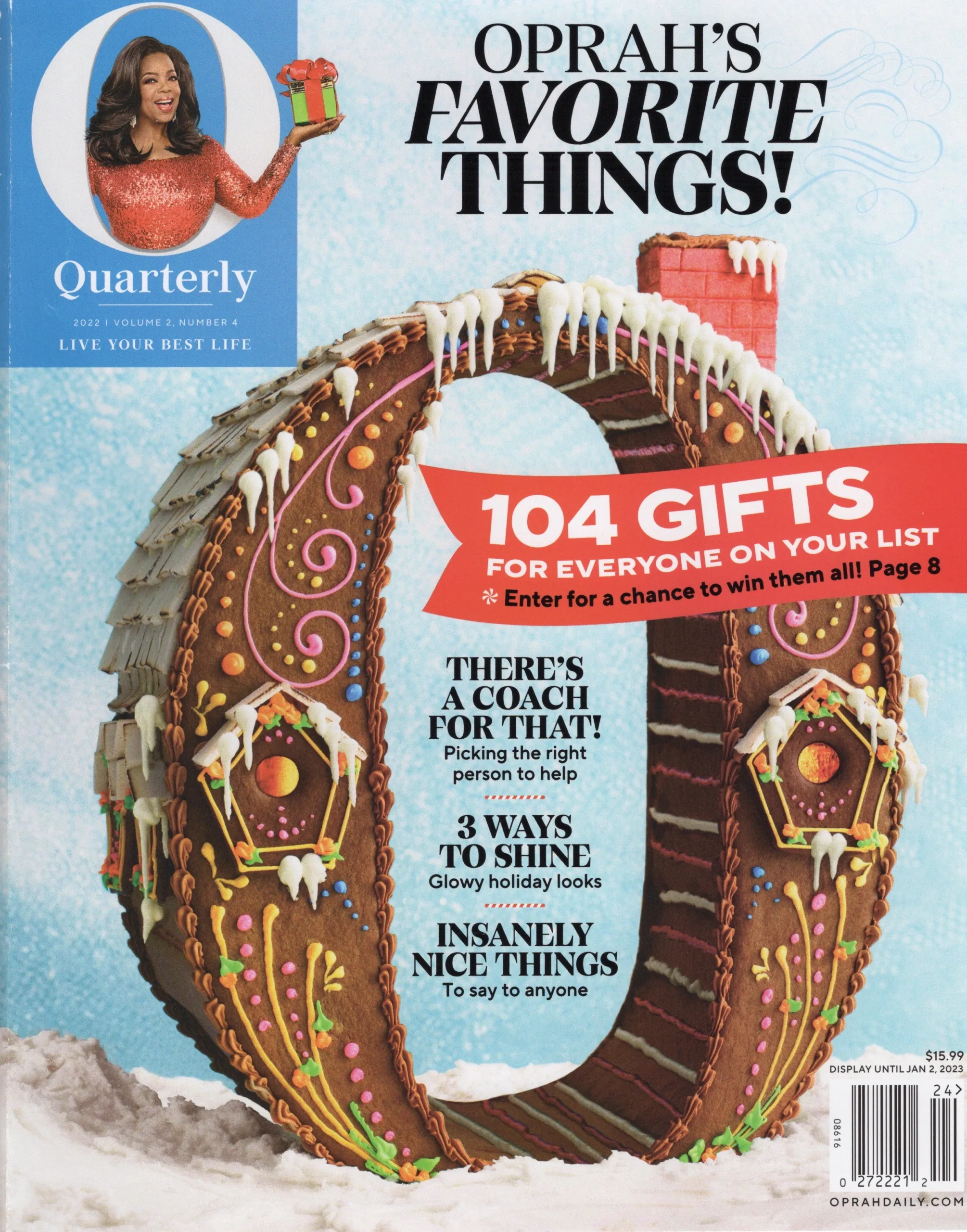 Oprah's Favorite Things magazine featuring Dr Patti Britton